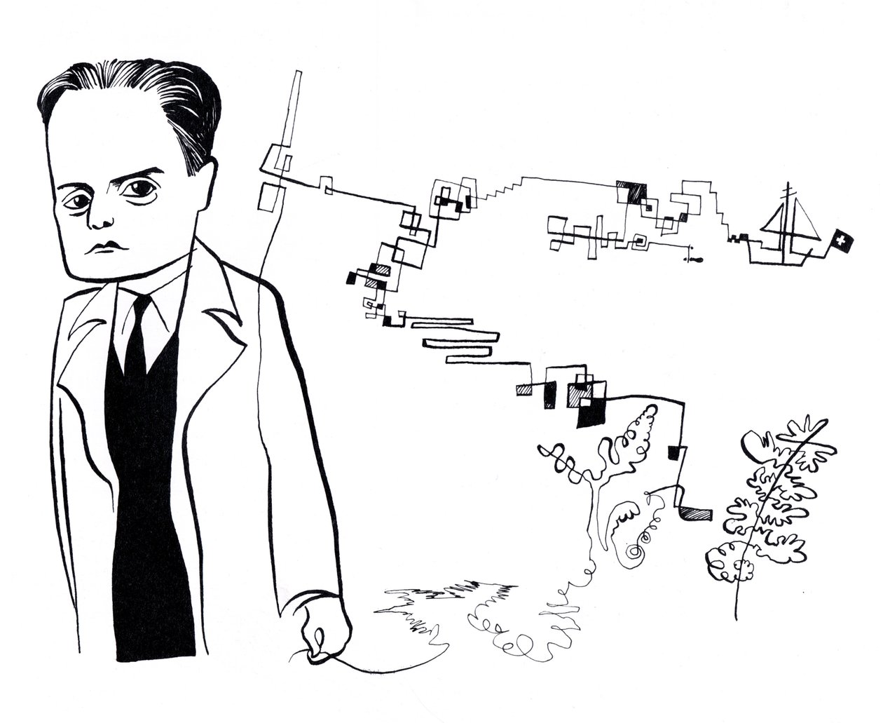 Paul Klee, karikatury od John Minnion