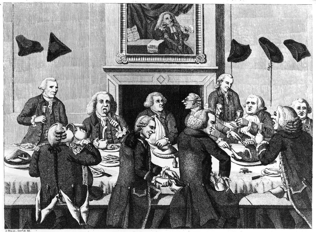 Ochutnávka, 1782 (rytina) od John Nixon