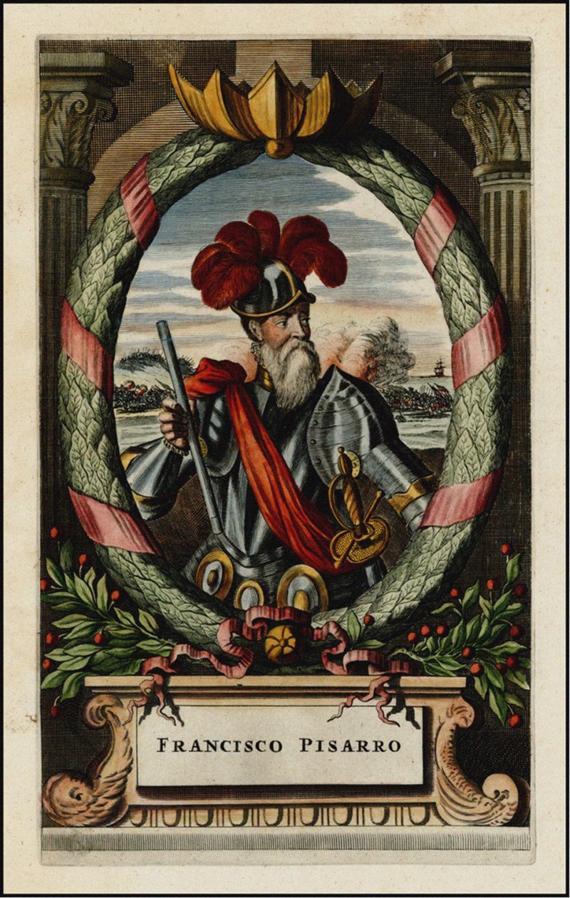 Francisco Pizarro, 1671 od John Ogilby