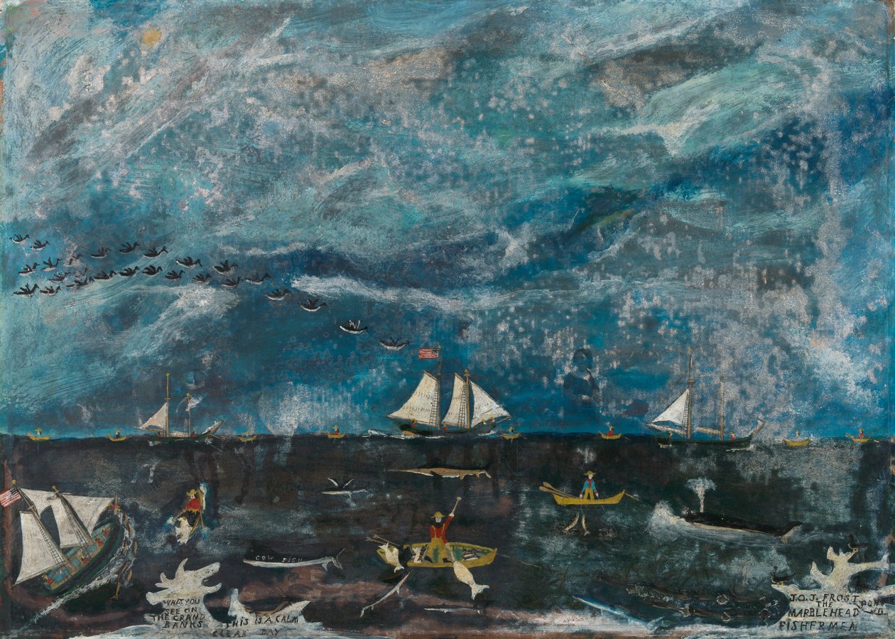 The Marblehead Fishermen, ca. 1922-1928. od John Orne Johnson Frost