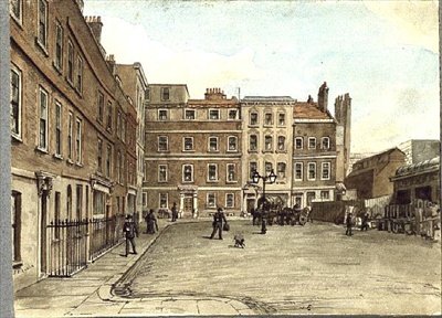 Náměstí Warwick Square (náčrtek wc) od John P. Ernslie