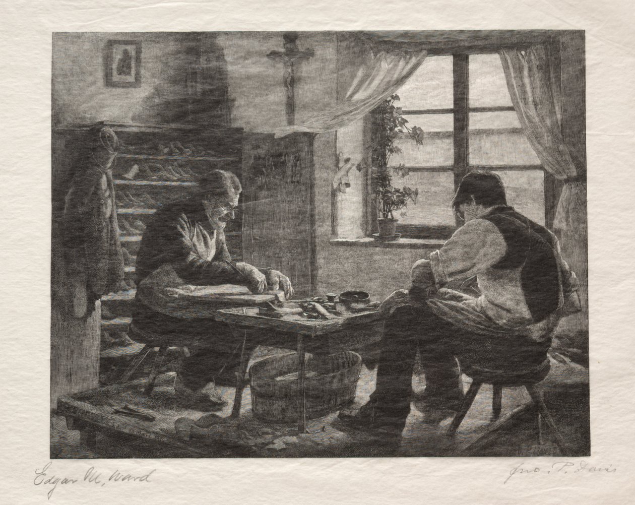 The Cobblers, 1887. od John Parker Davis