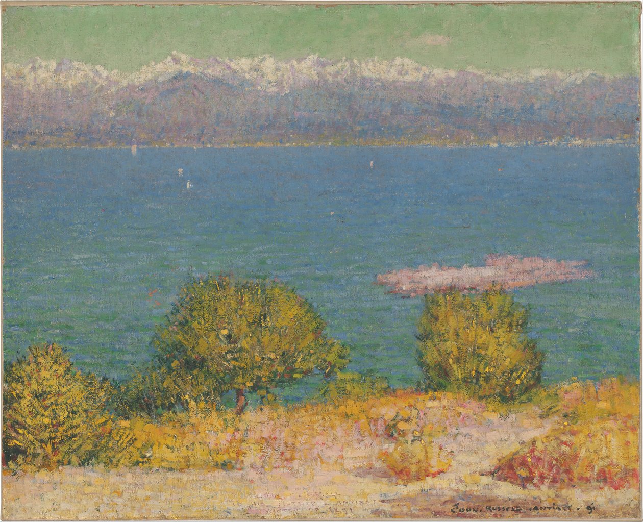 Zátoka Nice, 1891 od John Peter Russell
