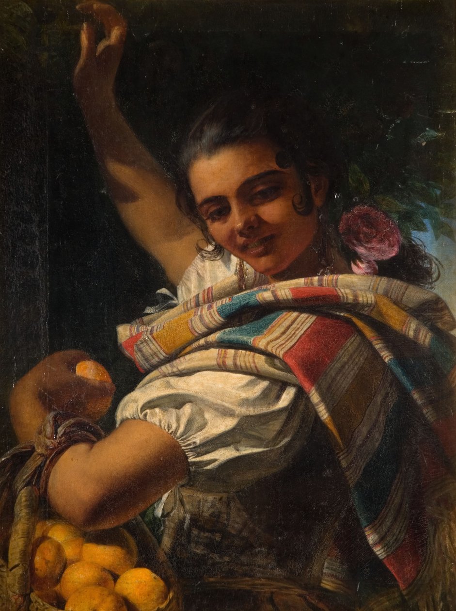 Oranžová dívka, 1854. od John Phillip