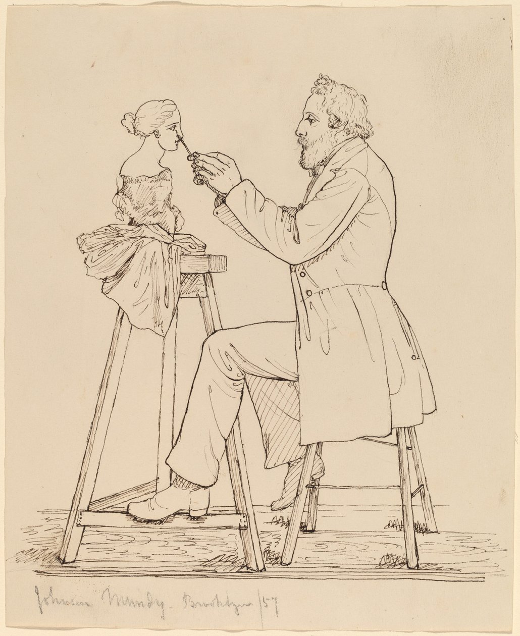 Johnson Mundy, sochař od John Quincy Adams Ward