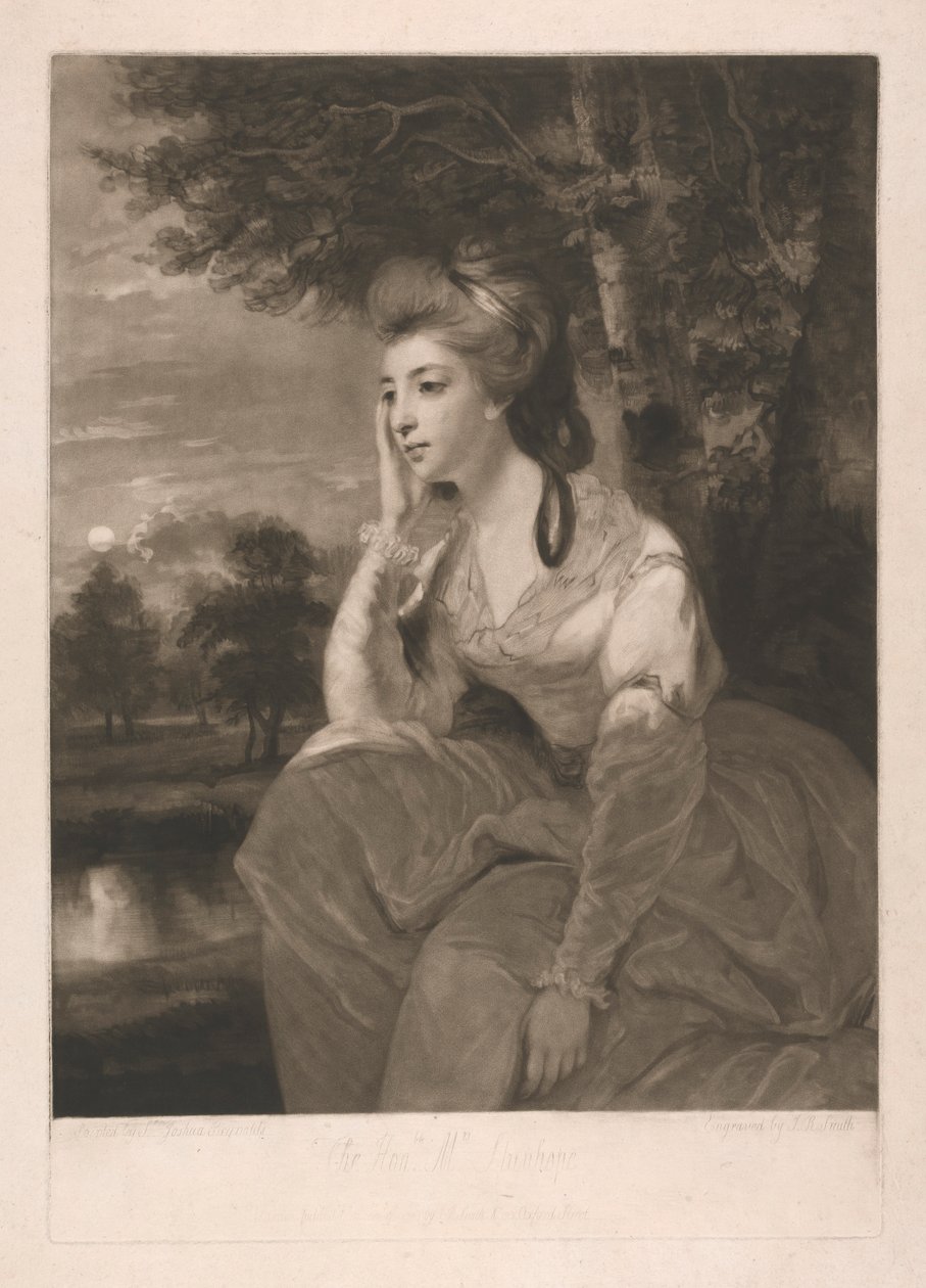 Hon. Paní Stanhopeová od John Raphael Smith