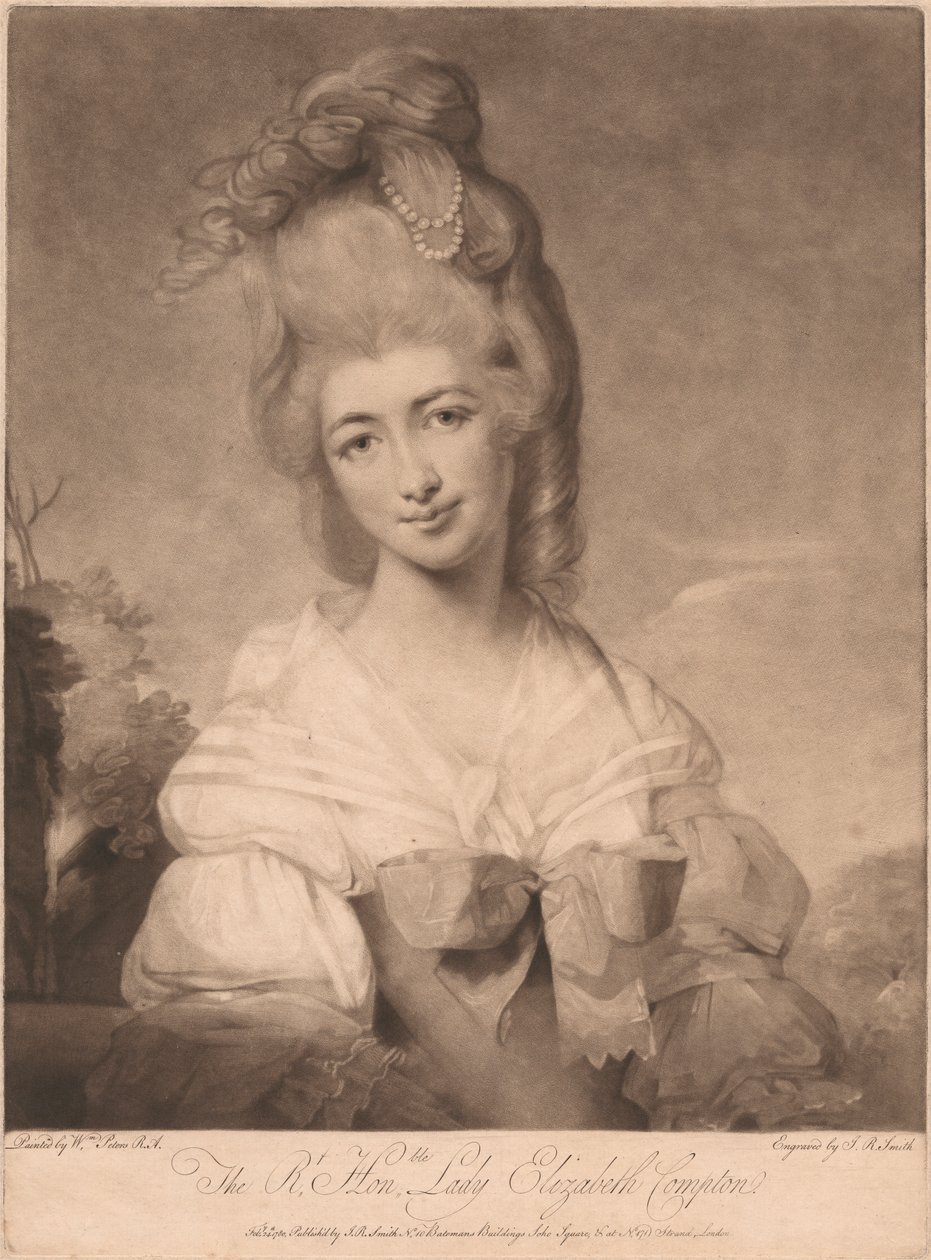 Lady Elizabeth Comptonová od John Raphael Smith