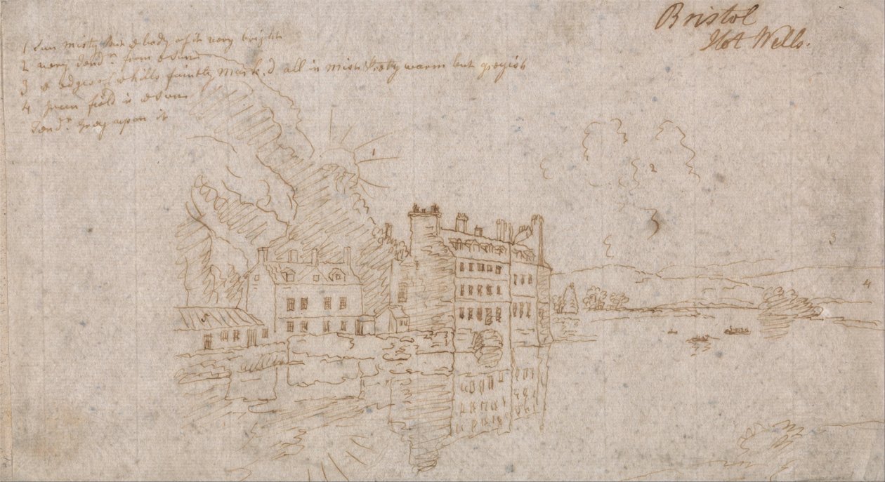 Bristol Hot Wells od John Robert Cozens