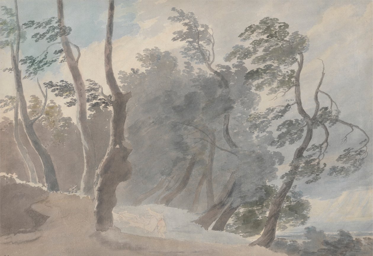 Horní galerie, Albano od John Robert Cozens