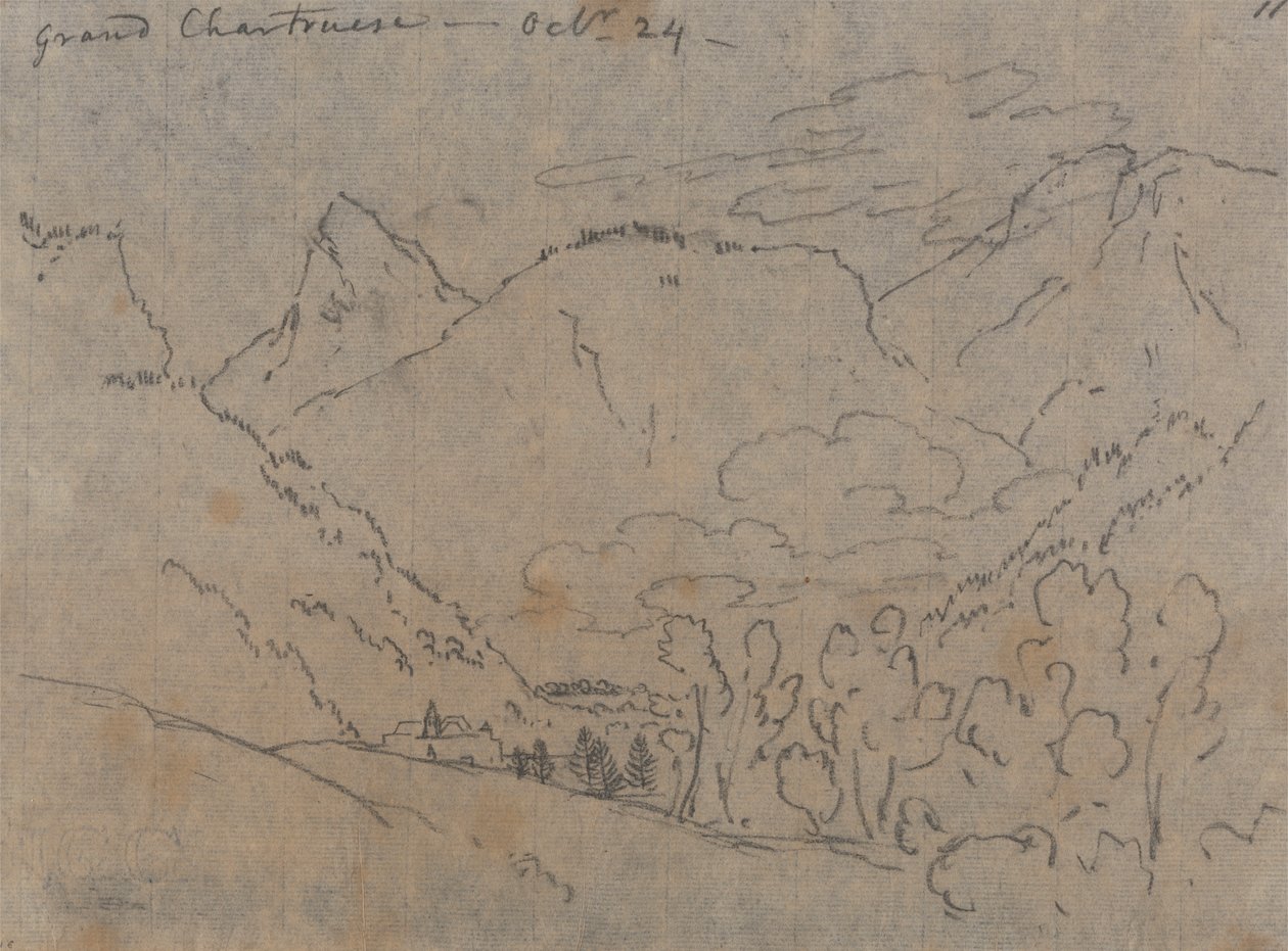 Grand Chartreuse, 24. října od John Robert Cozens