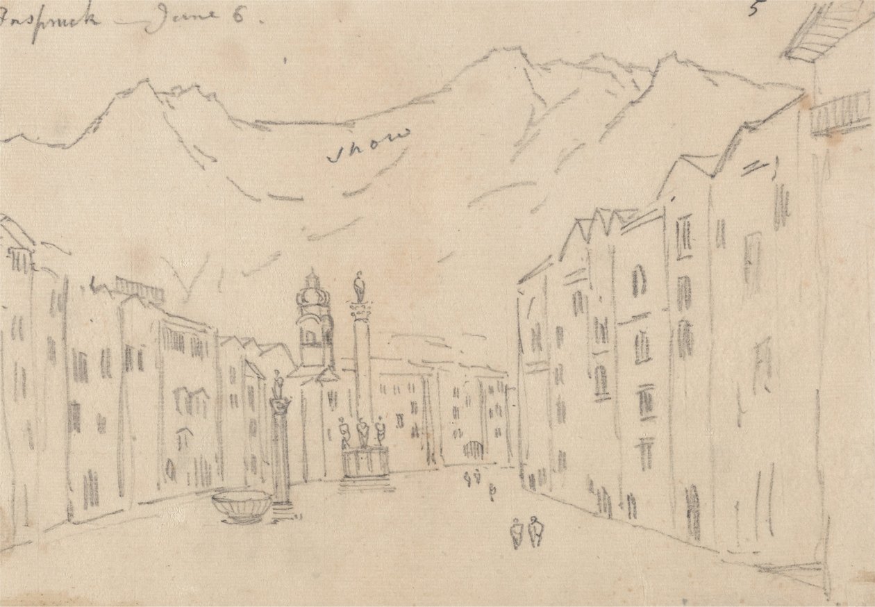 Innsbruck, 6. června od John Robert Cozens