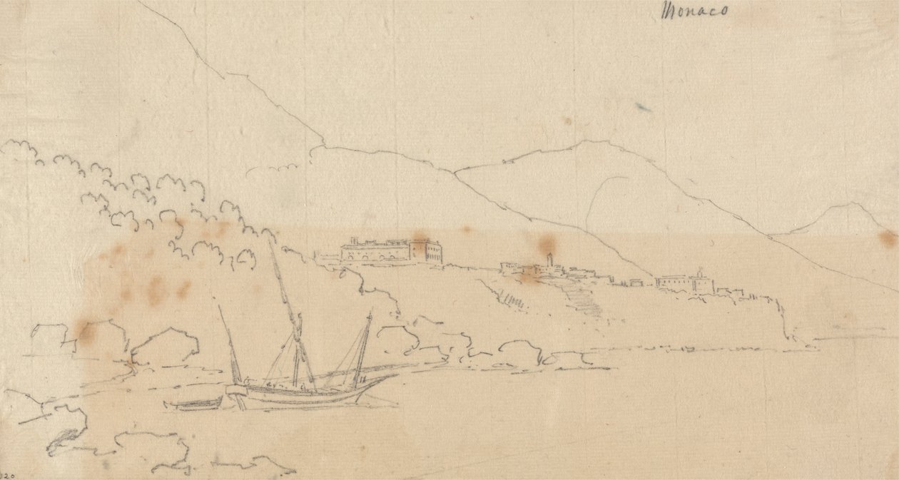 Monako od John Robert Cozens