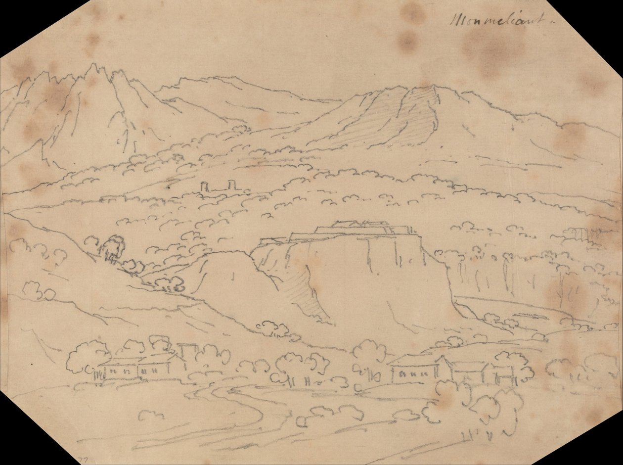 Monmeliant od John Robert Cozens