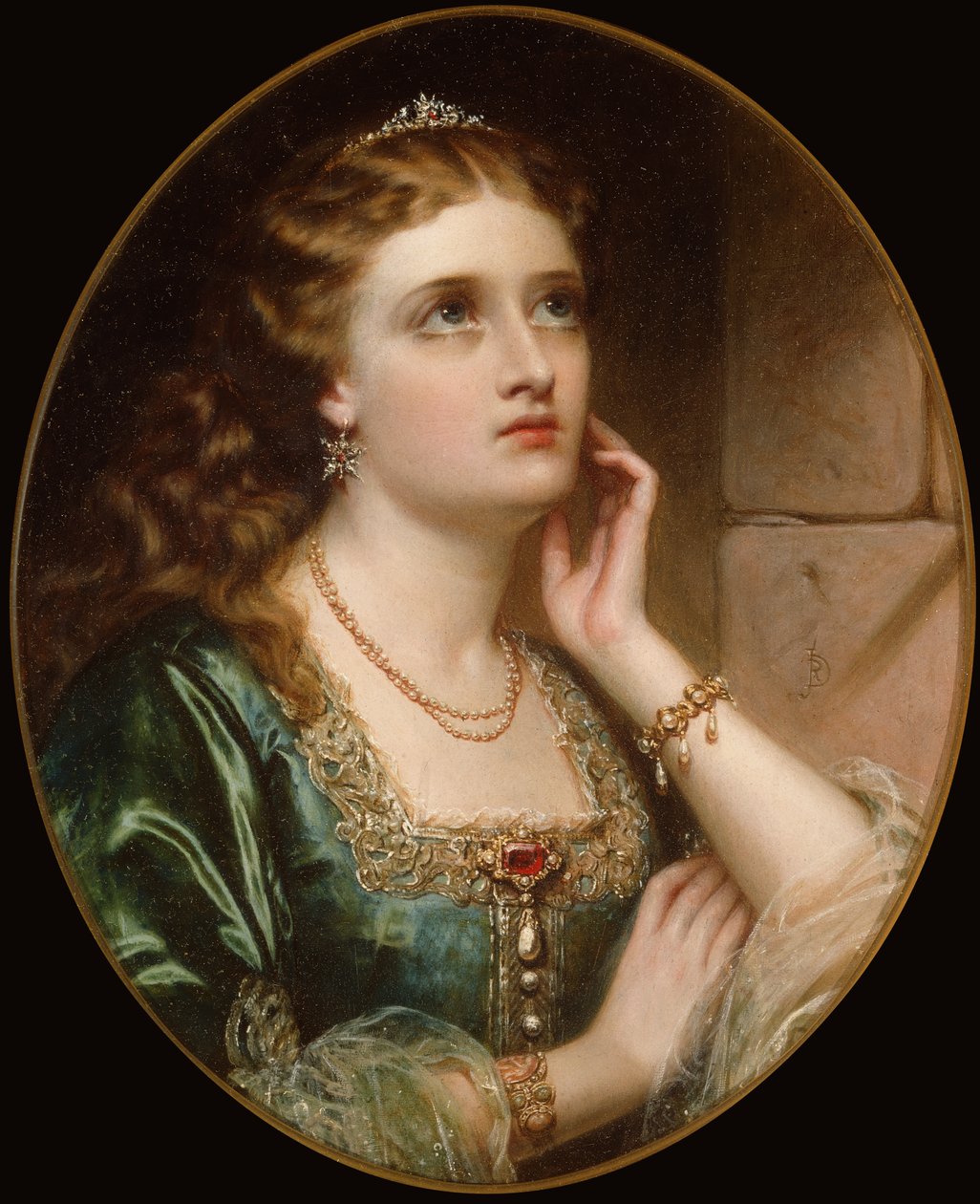 Florine (olej na plátně) od John Robert Dicksee