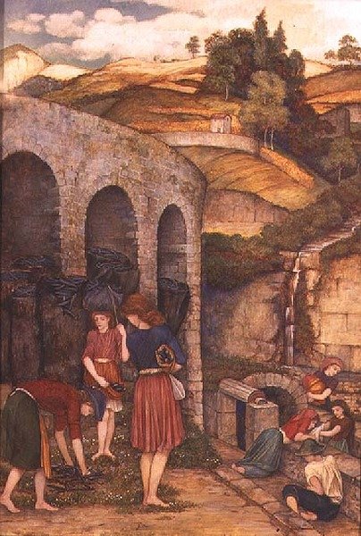 The Charcoal Thieves (tempera) od John Roddam Spencer Stanhope