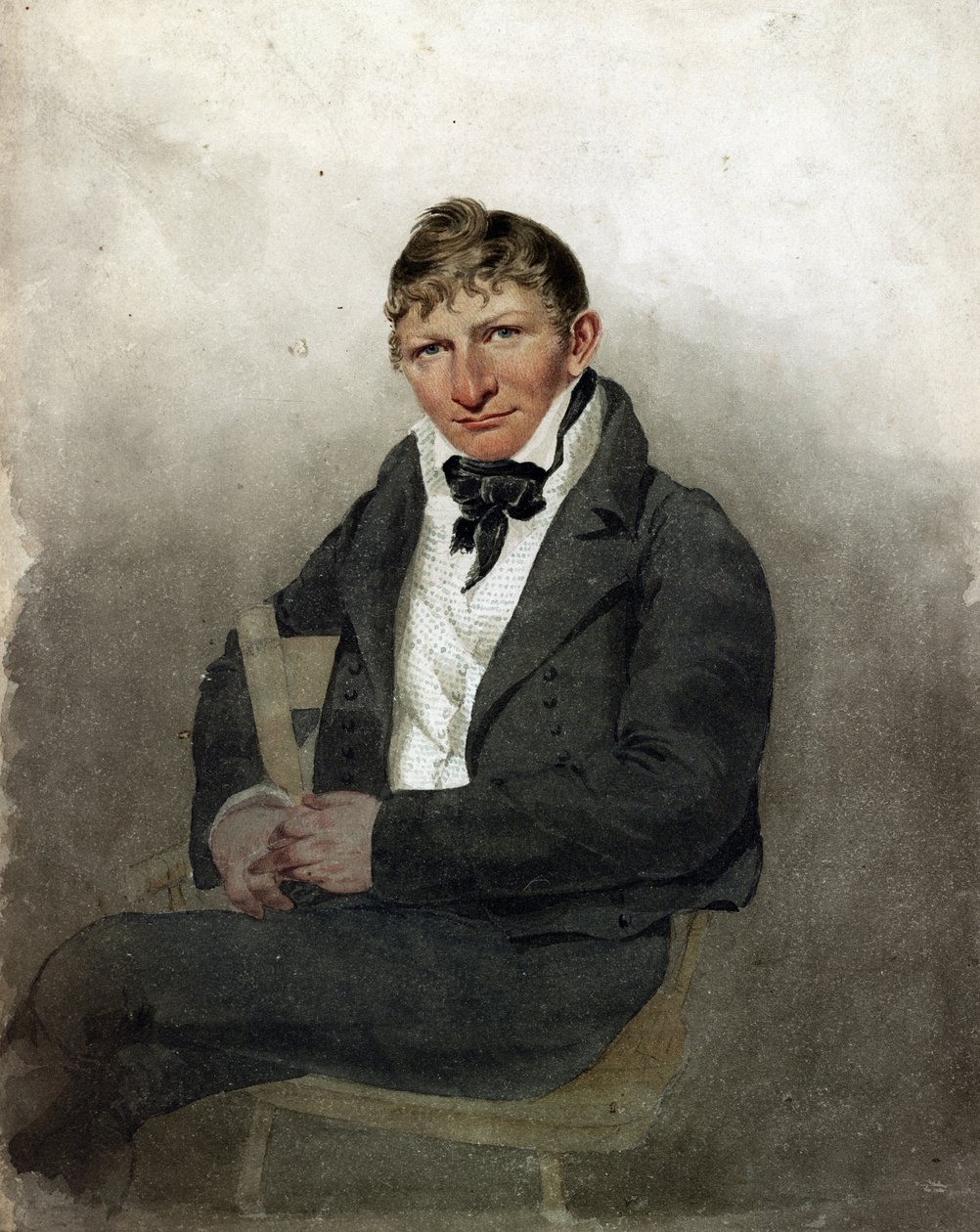 John Rubens Smith, autoportrét od John Rubens Smith