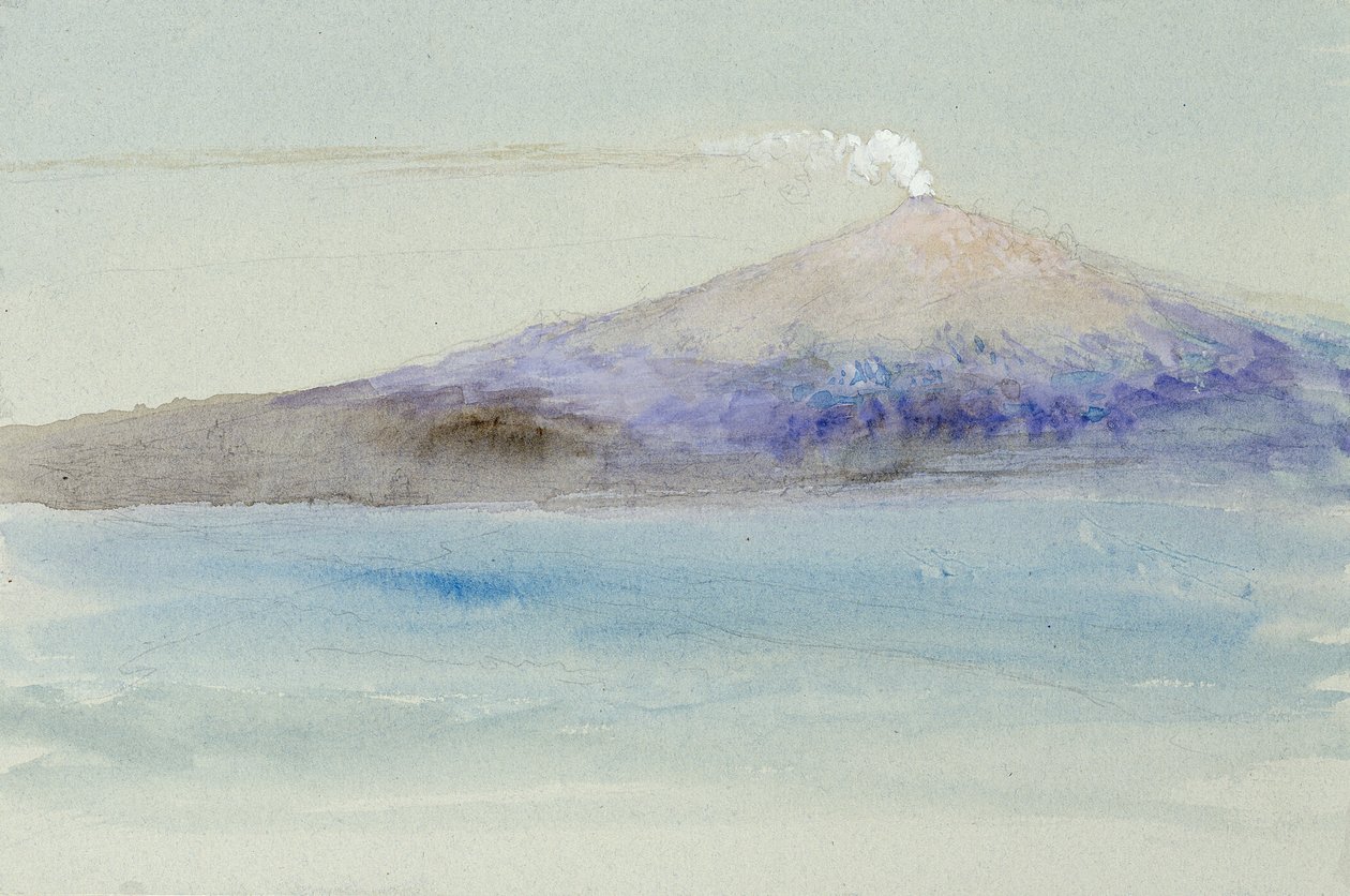 Etna z Taorminy od John Ruskin