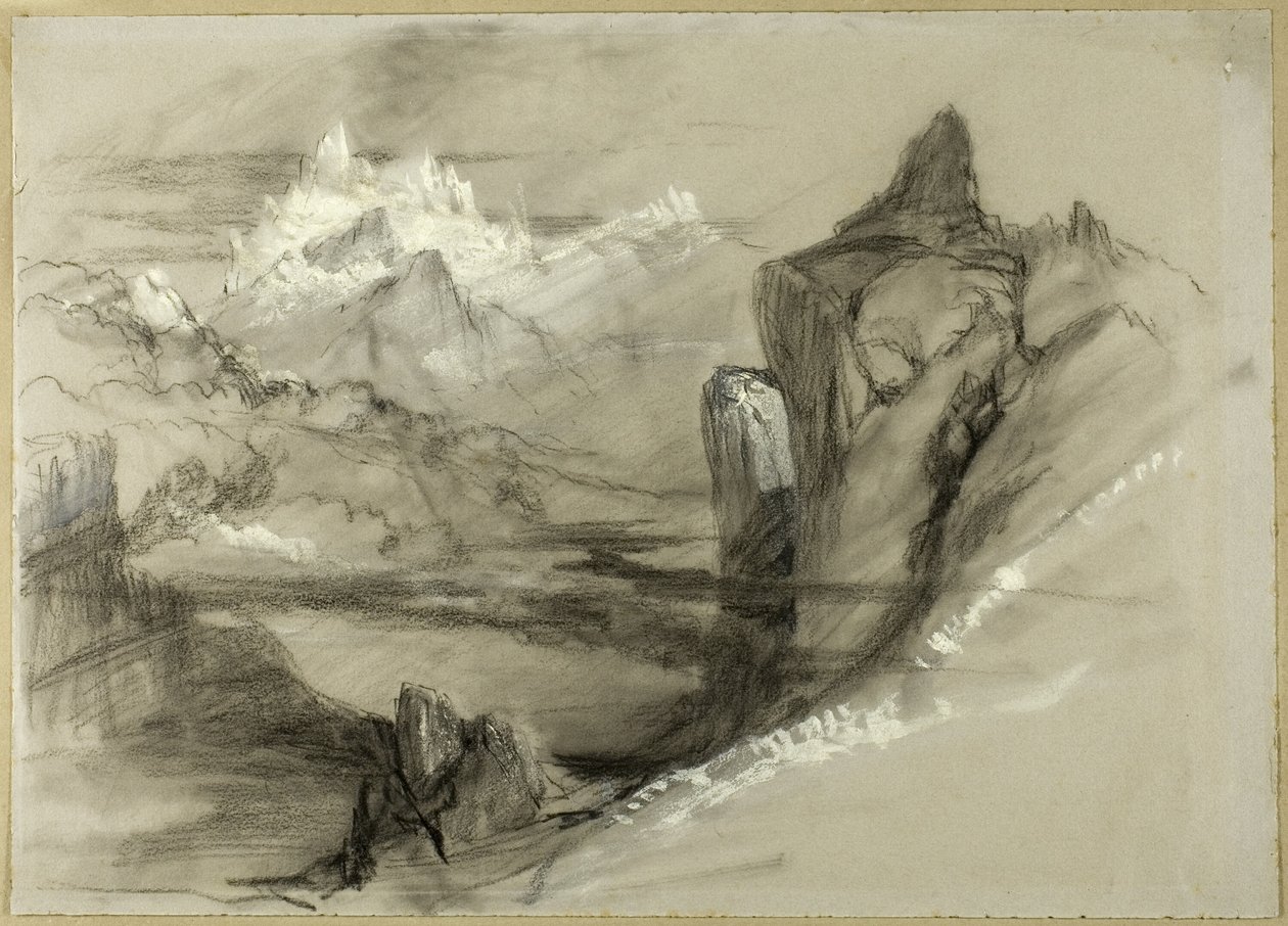 Horská krajina od John Ruskin