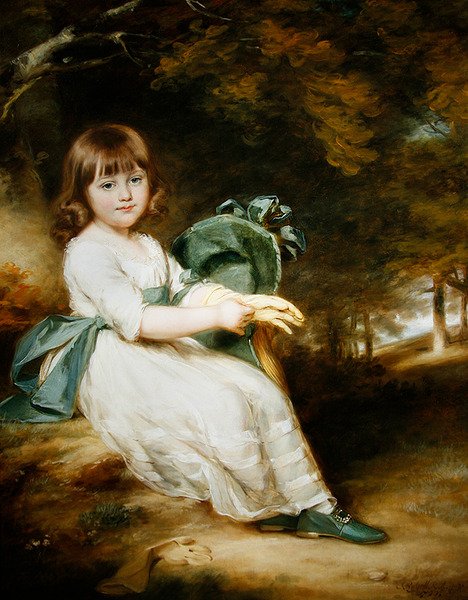Portrét Mary Sheppard od John Russell