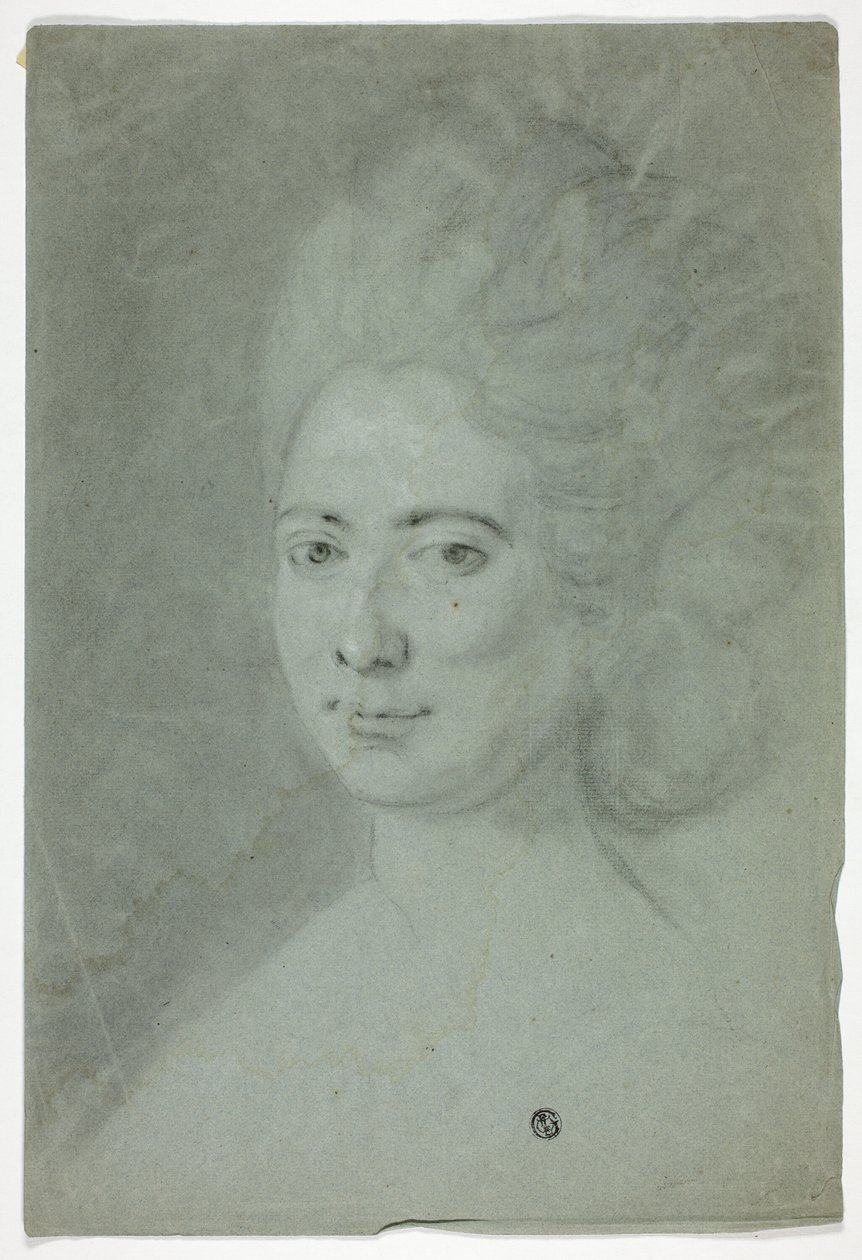 Portrét dámy od John Russell