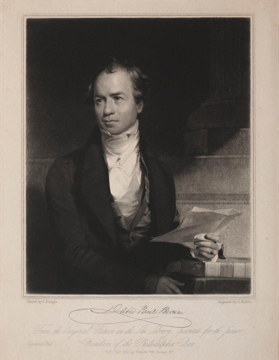 David Paul Brown od John Sartain