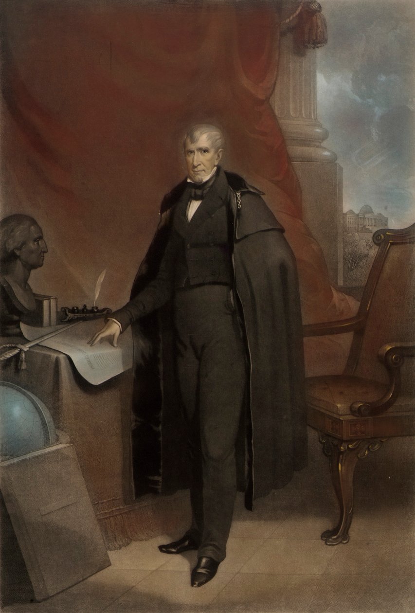 William Henry Harrison od John Sartain