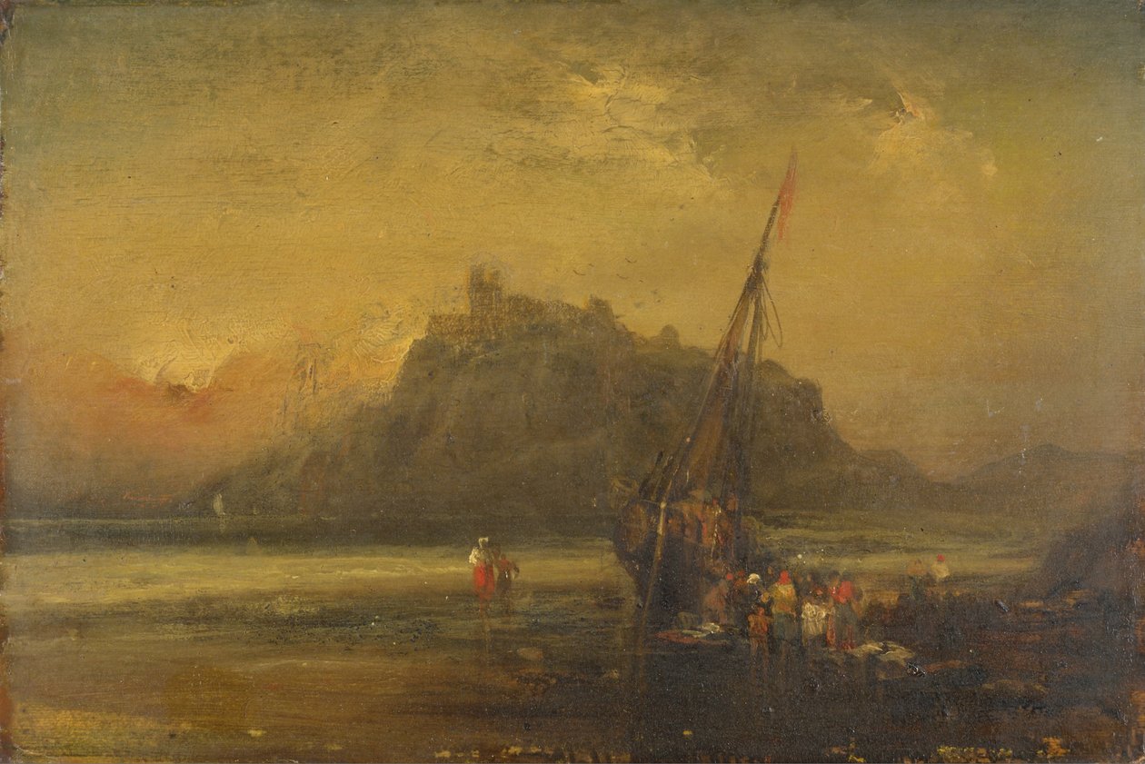 Plážová scéna od John Sell Cotman