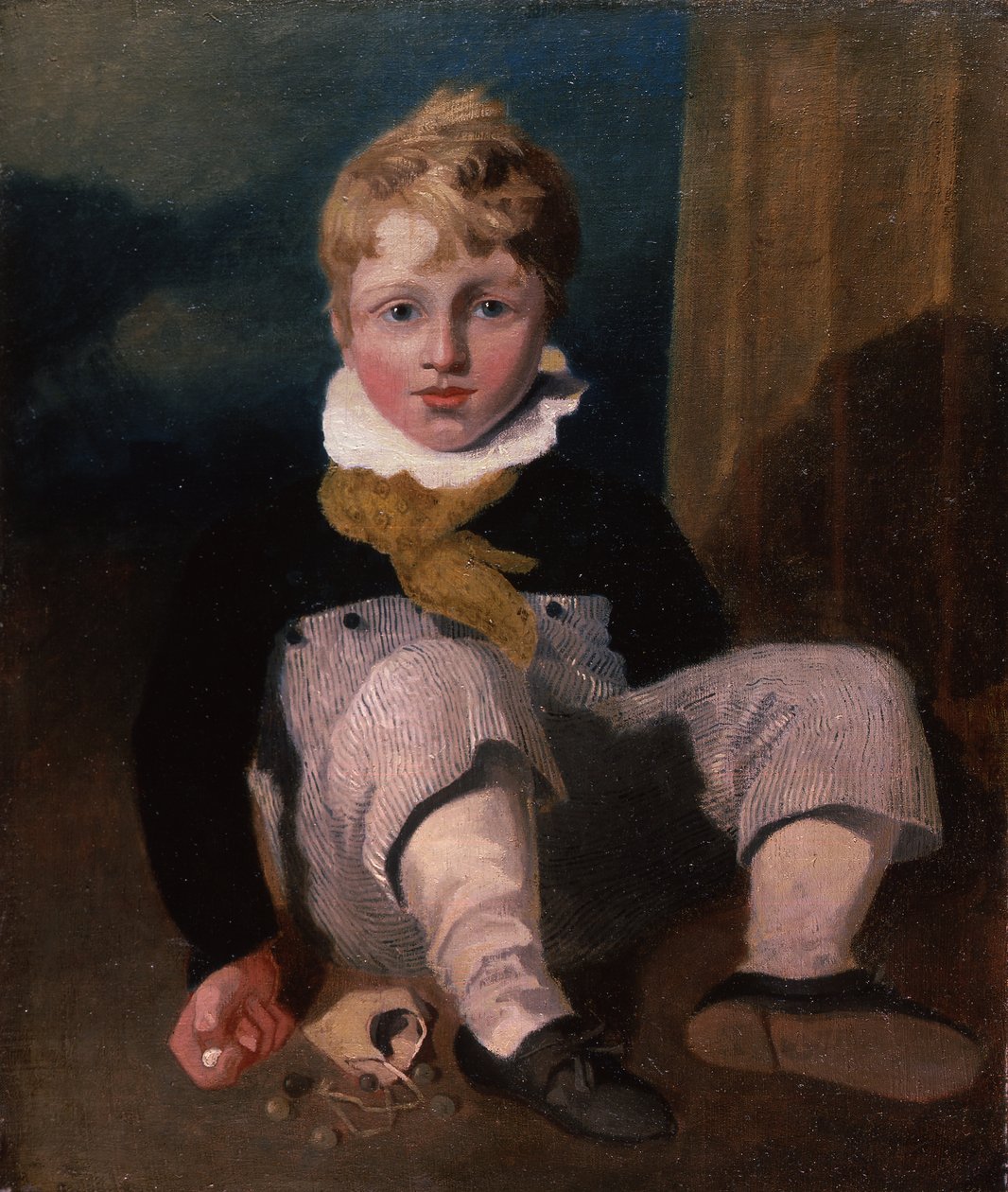Chlapec v Marbles (Henry Cotman) 1808 od John Sell Cotman