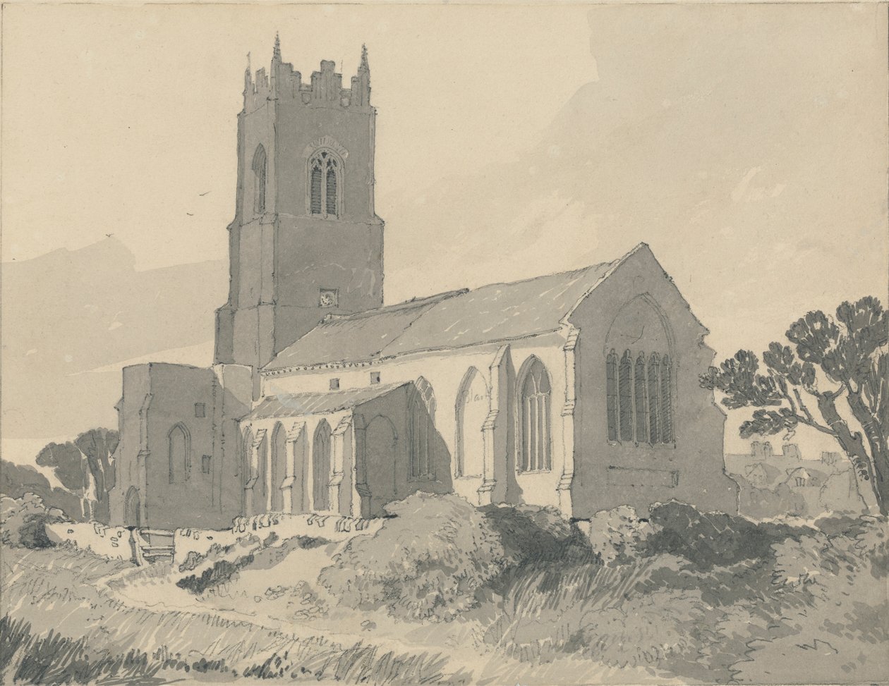 Ingham Church, Norfolk od John Sell Cotman