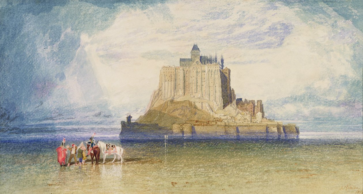 Mont St. Michel od John Sell Cotman