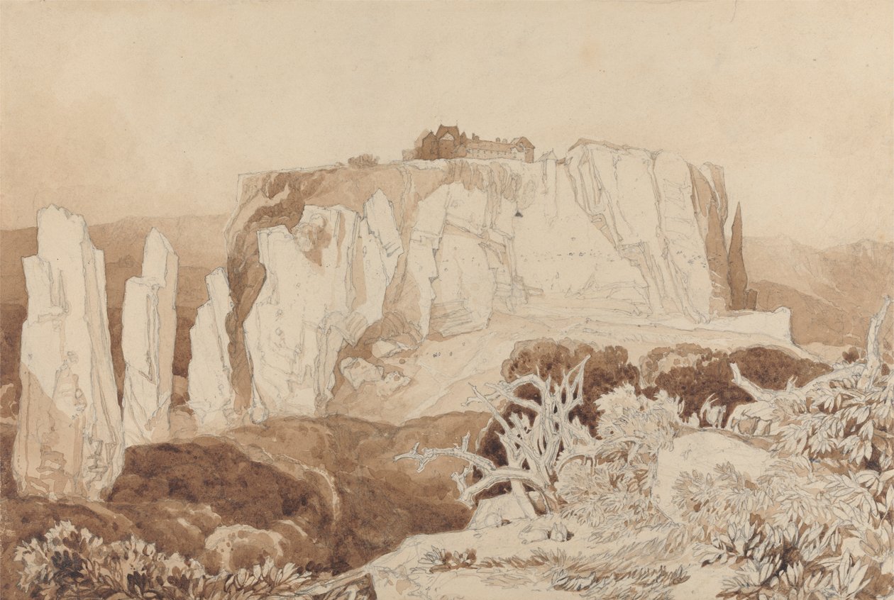Mortain, Normandie od John Sell Cotman