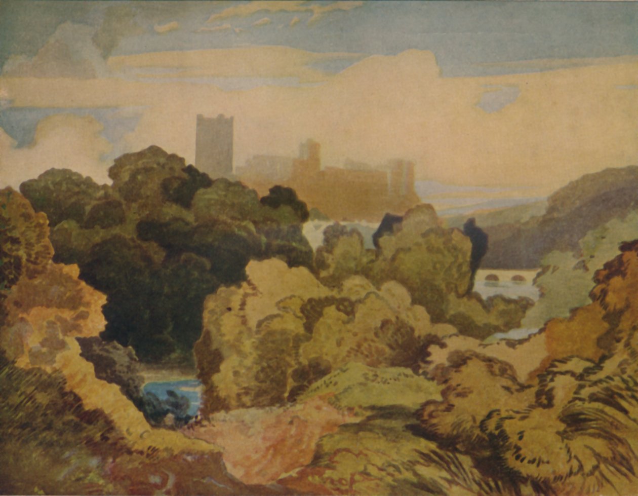 Richmond, Yorkshire, 1923 od John Sell Cotman