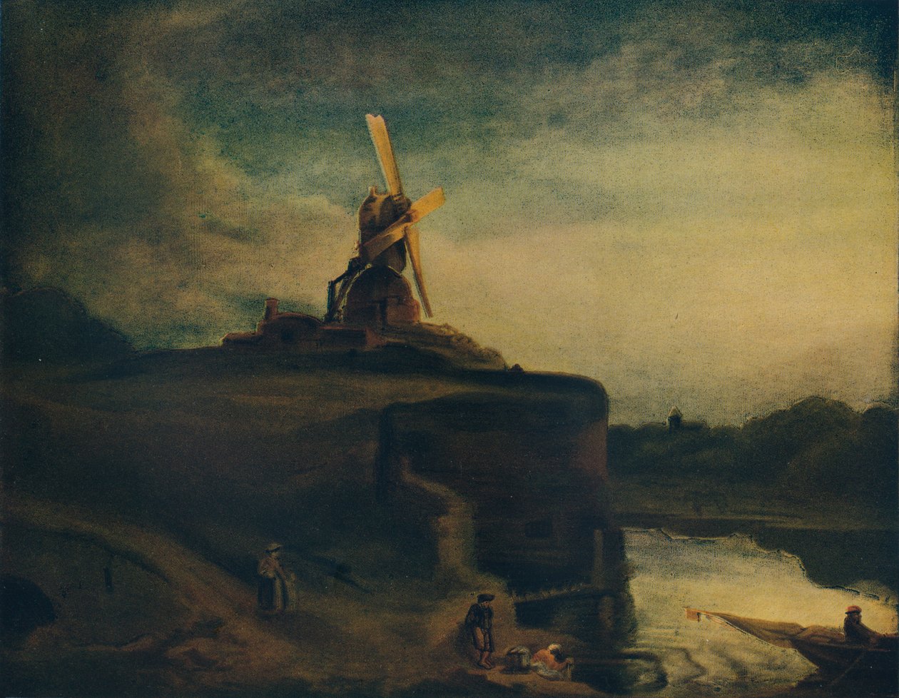 Starý mlýn, 19. století, 1913 od John Sell Cotman