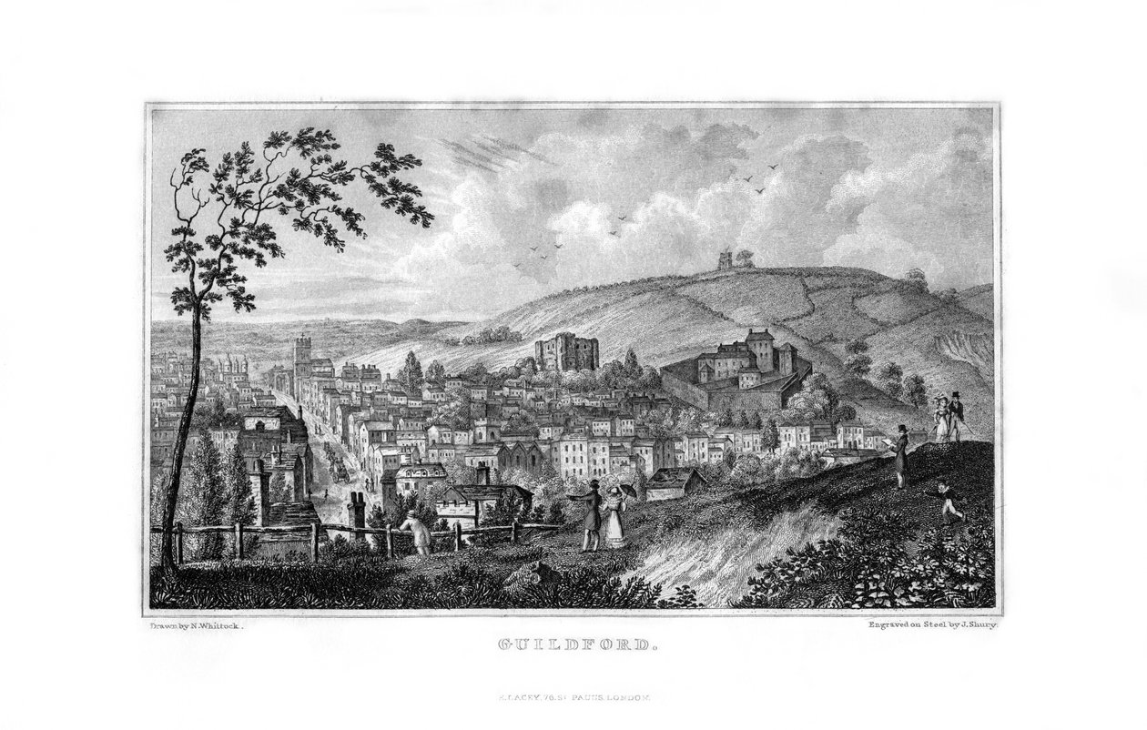 Guildford, Surrey, 1829. od John Shury