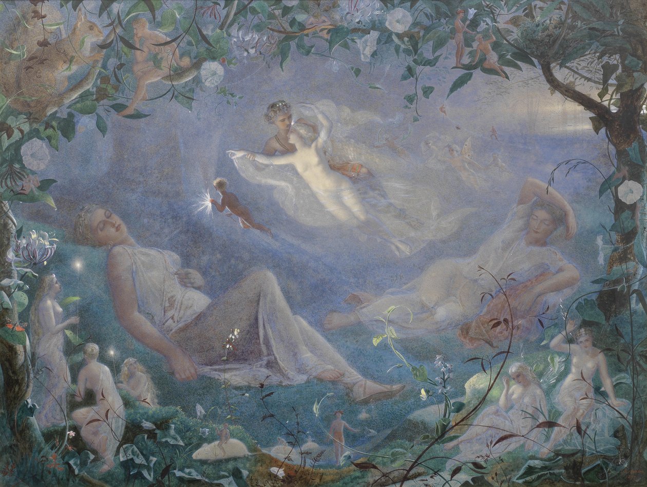 Scéna ze Snu noci svatojánské, 1873. od John Simmons