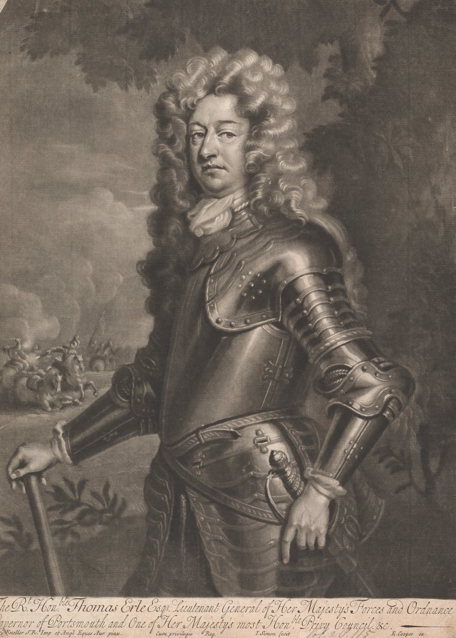 Sir Thomas Erle Esqr. od John Simon