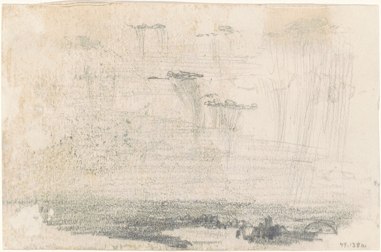 Mraky [verso] od John Singer Sargent