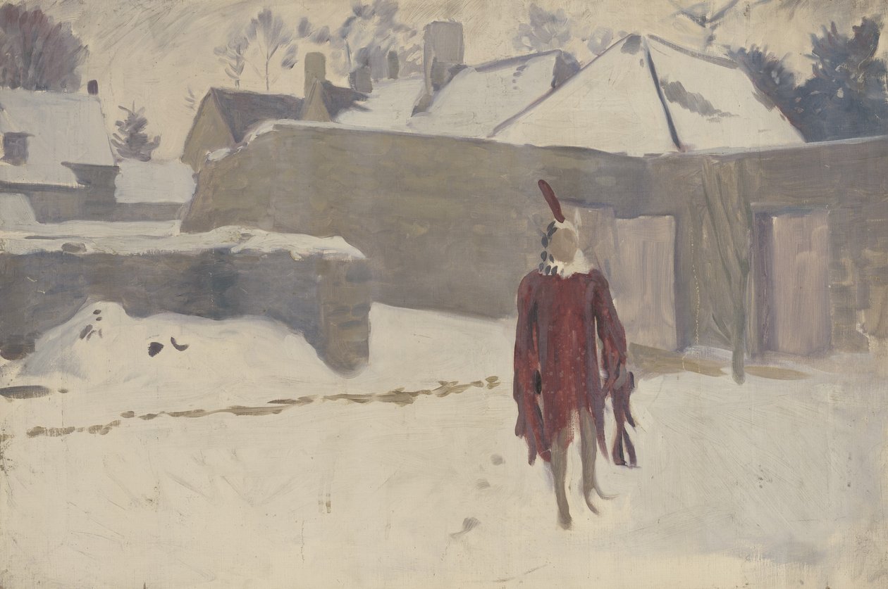 Mannikin na sněhu, asi 1893-5 od John Singer Sargent
