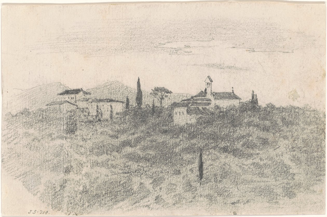 Klášter [recto], 1870-1872. od John Singer Sargent