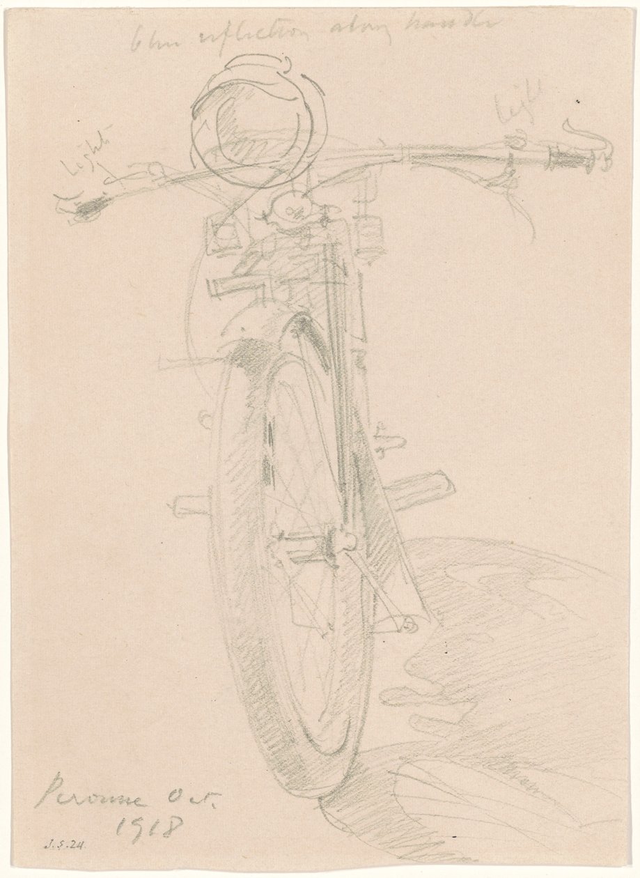 Motocykl [recto], 1918. od John Singer Sargent