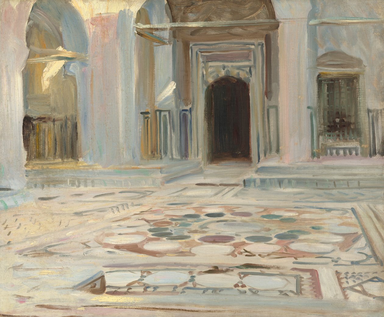 Dlažba, Káhira od John Singer Sargent