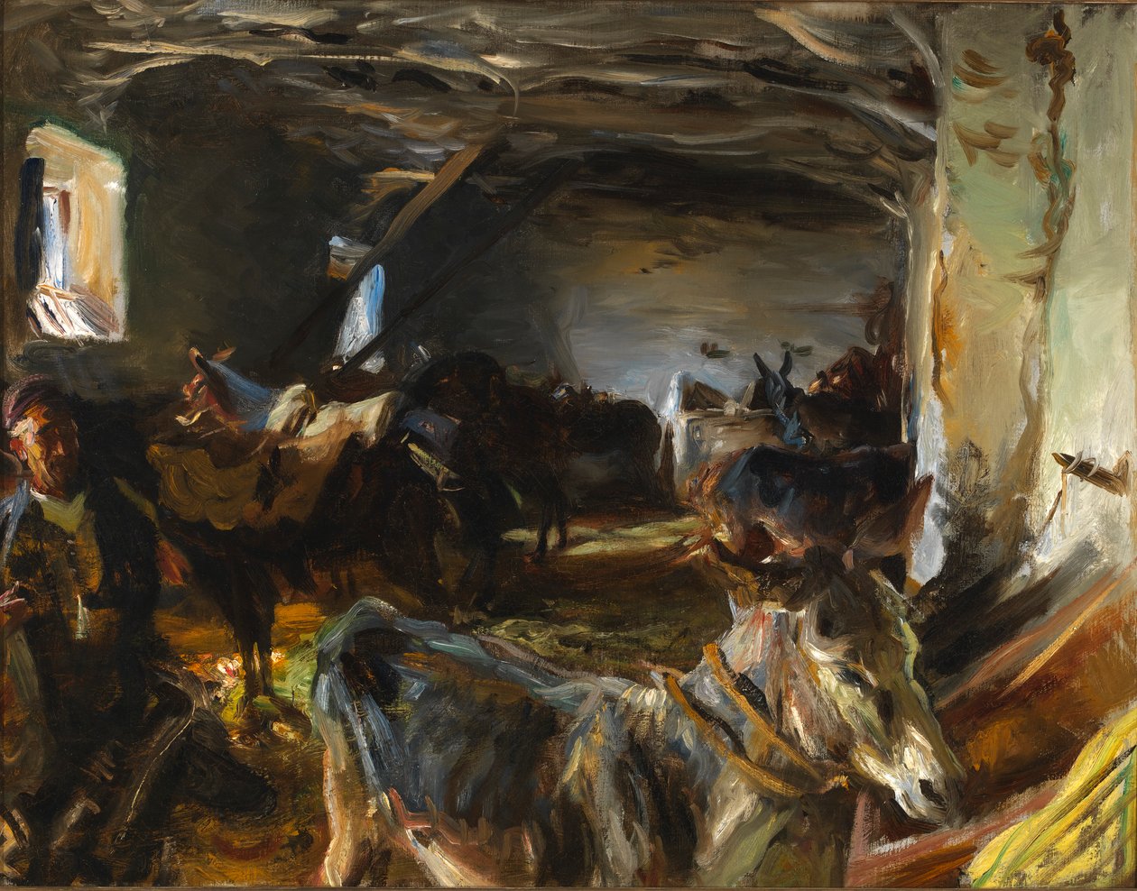 Stáj v Cuenca, 1903. od John Singer Sargent