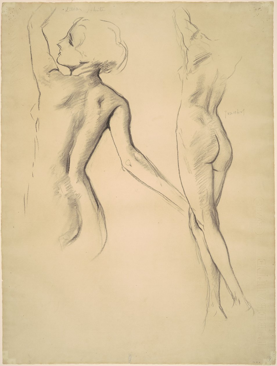Studie pro taneční figury, 1919-1920. od John Singer Sargent