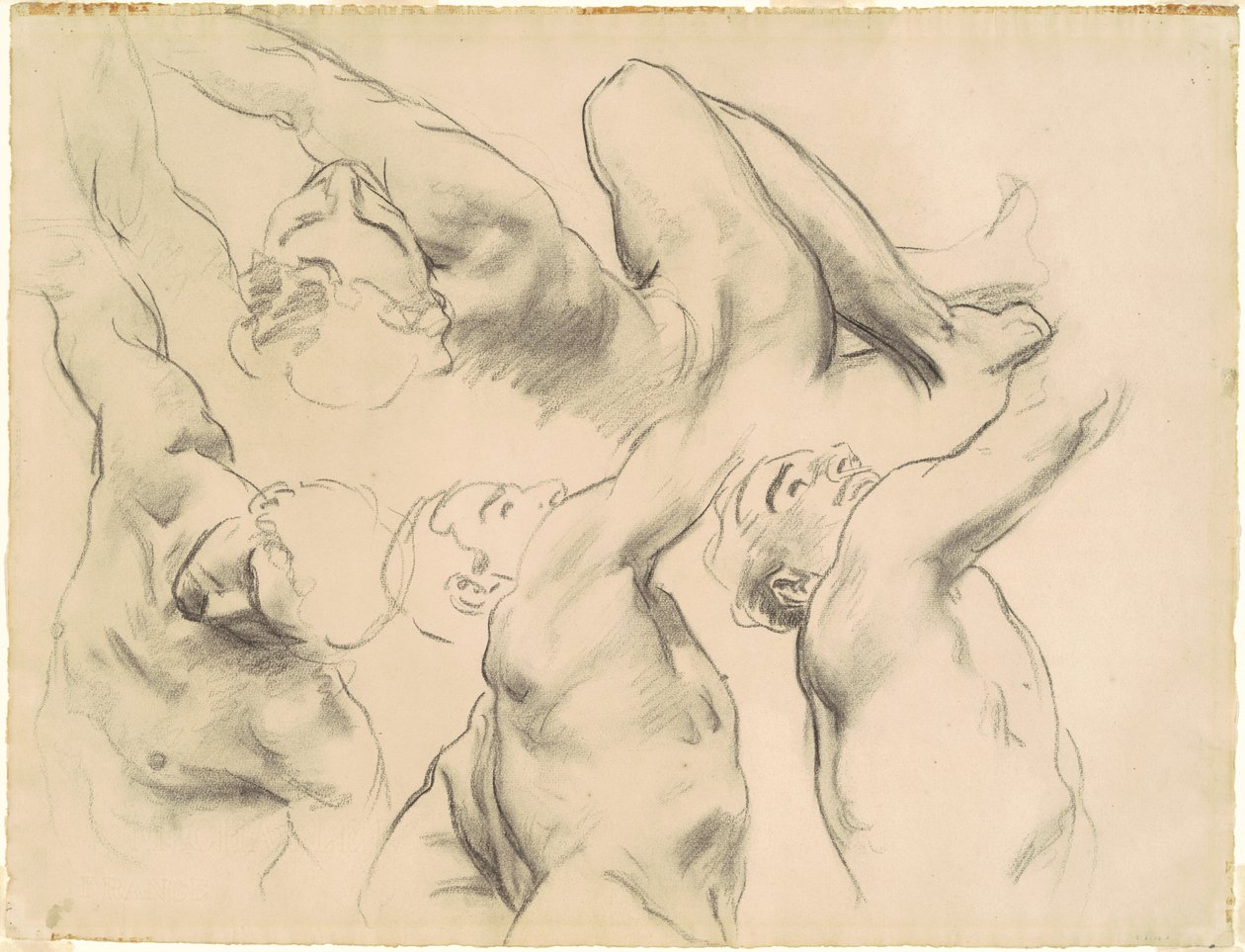 Studie pro "nebe" a "peklo" od John Singer Sargent