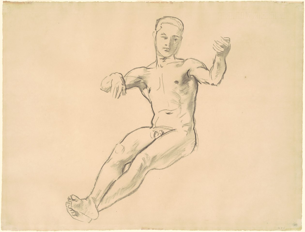 Studie pro Arion, 1919-1920. od John Singer Sargent