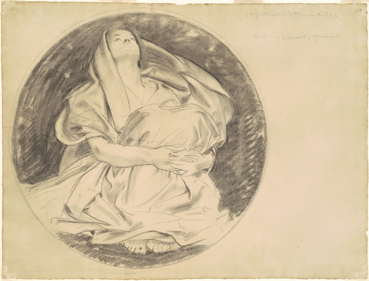 Studium pro astronomii, c. 1921. od John Singer Sargent