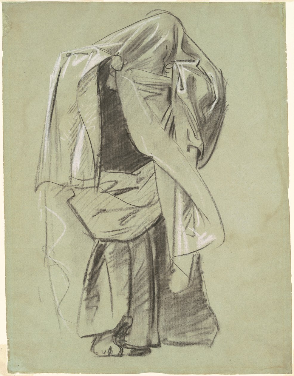 Studie na "Frieze of Prophets" od John Singer Sargent