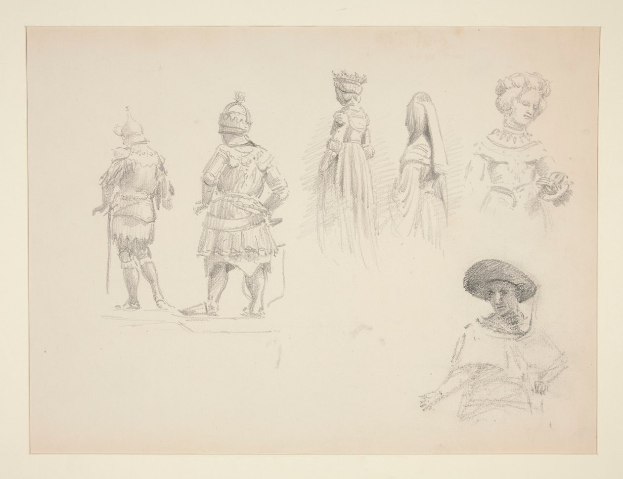 Studie šesti obrazců od John Singer Sargent