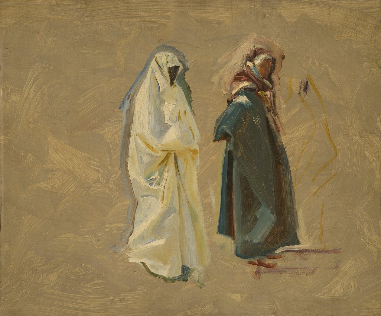Studie dvou beduínů, 19056. od John Singer Sargent