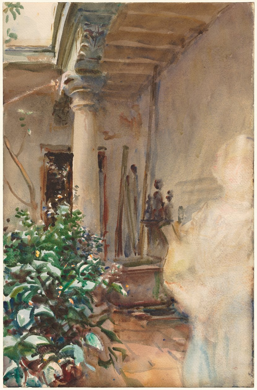 Patio, 1908. od John Singer Sargent
